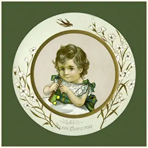 Victorian Xmas card