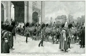 Victorias Prints: Victoria's Coffin, Procession Through Marble Arch