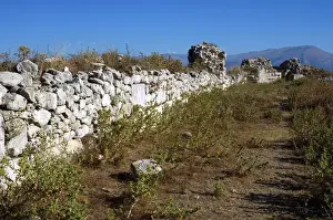 Victorinus wall. Late IV century A. C. Byllis Ruins. Republi