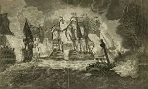 1791 Collection: Victory of Admiral Earl Howe over the French Fleet
