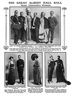 Hazel Collection: Victory Ball at the Albert Hall, end of WW1