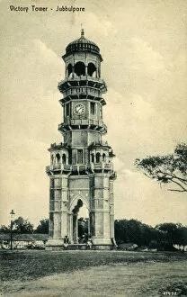 Images Dated 4th December 2019: The Victory Clock Tower of Jabalpur, Madhya Pradesh, India
