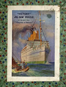Puzzle Prints: Victory jigsaw puzzle, Empress of Britain