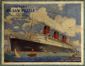 Tugs Prints: Victory jigsaw puzzle, Queen Mary