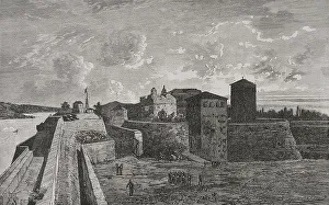 Walled Prints: Vidin, Bulgaria. Baba Vida fortress