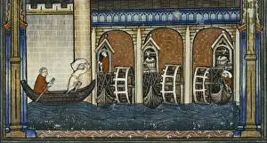 Seine Prints: Vie de Saint Denis, page 37. 1317. Scenes of