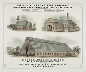 Vieille Montagne zinc company. Mines, works and foundries in Vieille Montagne zinc company. Mines, works and foundries in