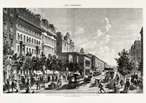 Images Dated 27th November 2019: VIENNA / STREET SCENE 1878