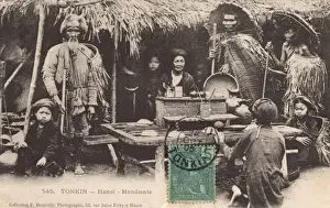 Tonkin Prints: Vietnam - Beggars at Hanoi