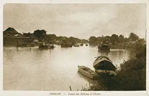 Cholon Prints: Vietnam - Cho Lon - The Canal of the Potteries