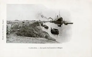 Saigon Prints: Vietnam - Commercial Quay, Saigon