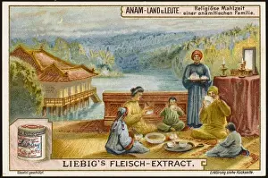 Annamese Prints: Vietnam Family Scene