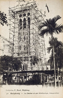 Inaugurated Collection: Vietnam - Haiphong - Cathedral Clocktower inaugurated