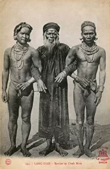 Tribal Collection: Vietnam - Lang Bian Mountain - Sorcerer and Two Moi Chiefs