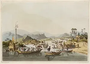Cochin Prints: Vietnam River Scene