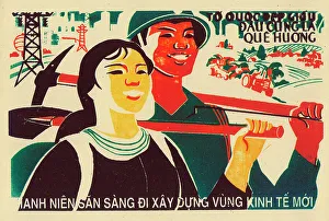 Vietnamese Patriotic Poster