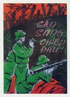 Vietnamese Patriotic Poster