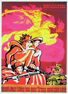Vietnamese Patriotic Poster