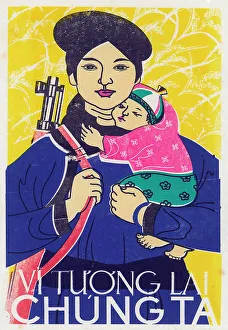 Viet Prints: Vietnamese Patriotic Poster - For our Future
