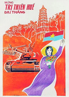 Hope Collection: Vietnamese Patriotic Poster - Good luck for Victory!