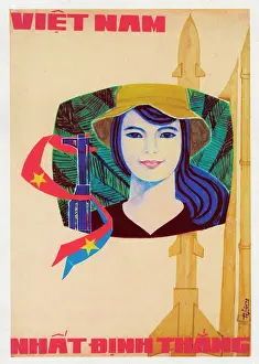 Viet Prints: Vietnamese Patriotic Poster - Honest Freedom Fighter