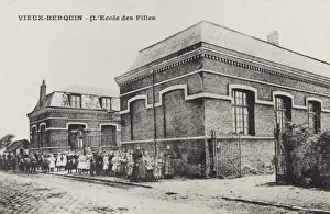 Vieux Prints: Vieux-Berquin, France - L Ecole des Filles