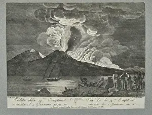 Dynamic Prints: View of the 35th eruption which happened on 1 January 1812