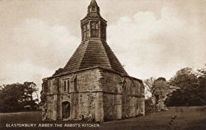 Abbot Collection: View of Abbots Kitchen, Glastonbury, Somerset