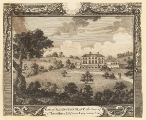 Slavery Prints: View of Addington Place, near Croyden in Surrey, 1784
