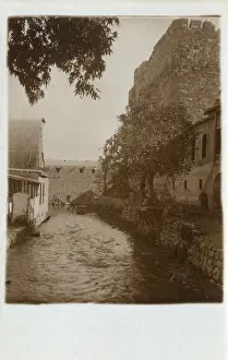 View of Aleppo - Moat surrounding the Citadel