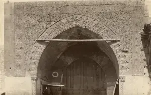 Entranceway Prints: View of Aleppo - Ornamental stonework over an archway