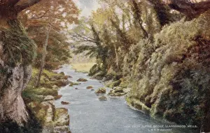 Llandrindod Prints: View from the Alpine Bridge, Llandrindod Wells, Wales