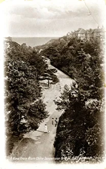 Alum Gallery: View from Alum Chine Suspension Bridge, Bournemouth