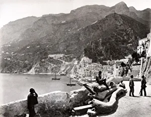 Amalfi Prints: View at Amalfi, Italy