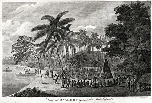 Inhabitants Collection: View in Anamooka and the inhabitants