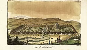 Ferrario Collection: View of the ancient city of Babylon