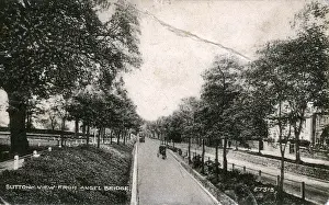 View from Angel Bridge, Sutton, Surrey