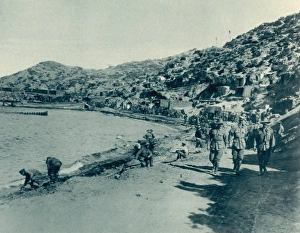 A view of Anzac Cove, west coast of Gallipoli