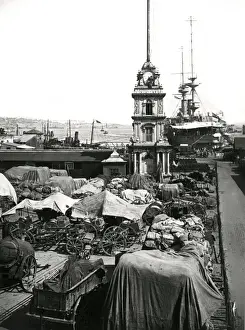 View of the Arsenal, Constantinople, with HMS Caesar