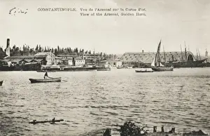 Boat House Prints: View of the Arsenal on the Golden Horn