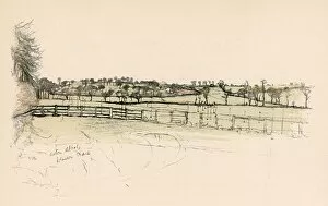 Abbots Gallery: View of Aston Abbots, in the Whaddon Chase Hunt area