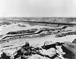 Aswan Prints: View of the Aswan Dam