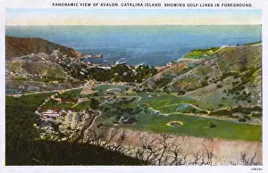 Catalina Prints: View of Avalon, Santa Catalina Island, California, USA