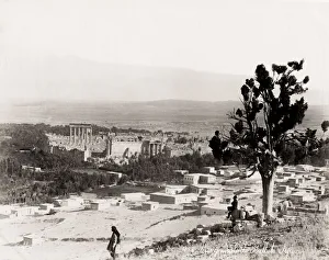 Baalbek Prints: View of Baalbek, Baalbec, Syria