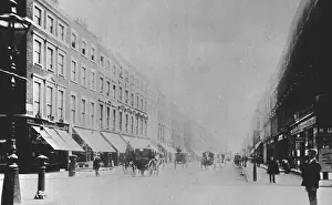 Marylebone Prints: View of Baker Street, Marylebone, London