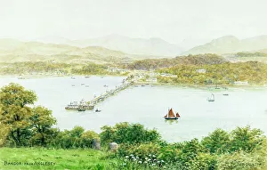 View of Bangor, Gwynedd, North Wales