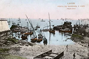 Algarve Gallery: View of the bay at Lagos, Algarve, southern Portugal