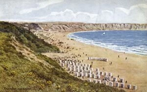 Filey Gallery: View of the beach at Filey Bay, North Yorkshire