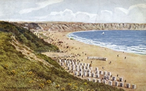 Images Dated 11th August 2011: View of the beach at Filey Bay, North Yorkshire