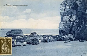 Algarve Gallery: View of a beach at Lagos, Algarve, southern Portugal